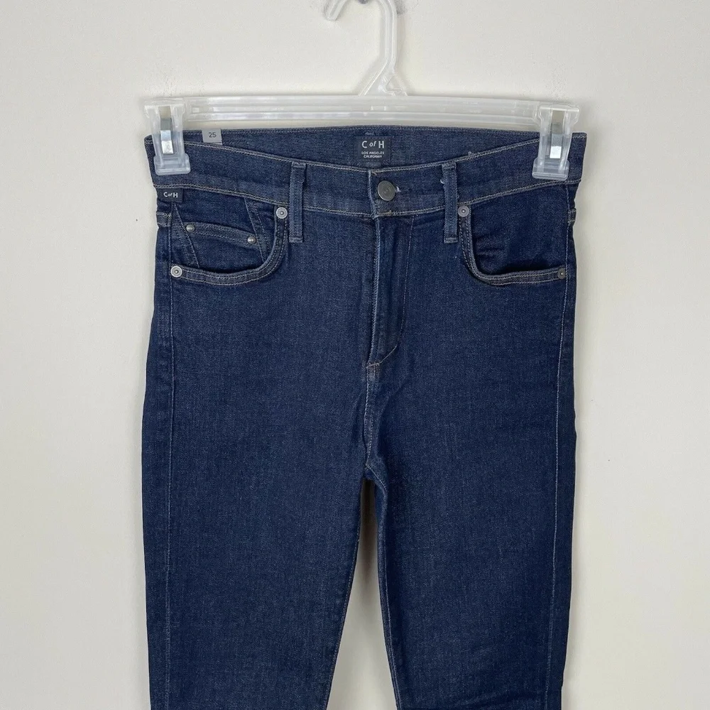 Citizens Of Humanity Rocket High Rise Skinny Jeans Size 25 Dark Wash Stretch